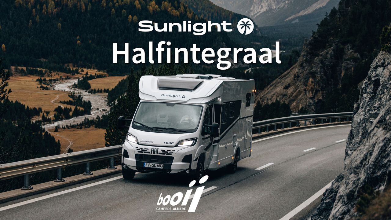 Sunlight halfintegraal campers bij de Sunlight camper dealer in Almere