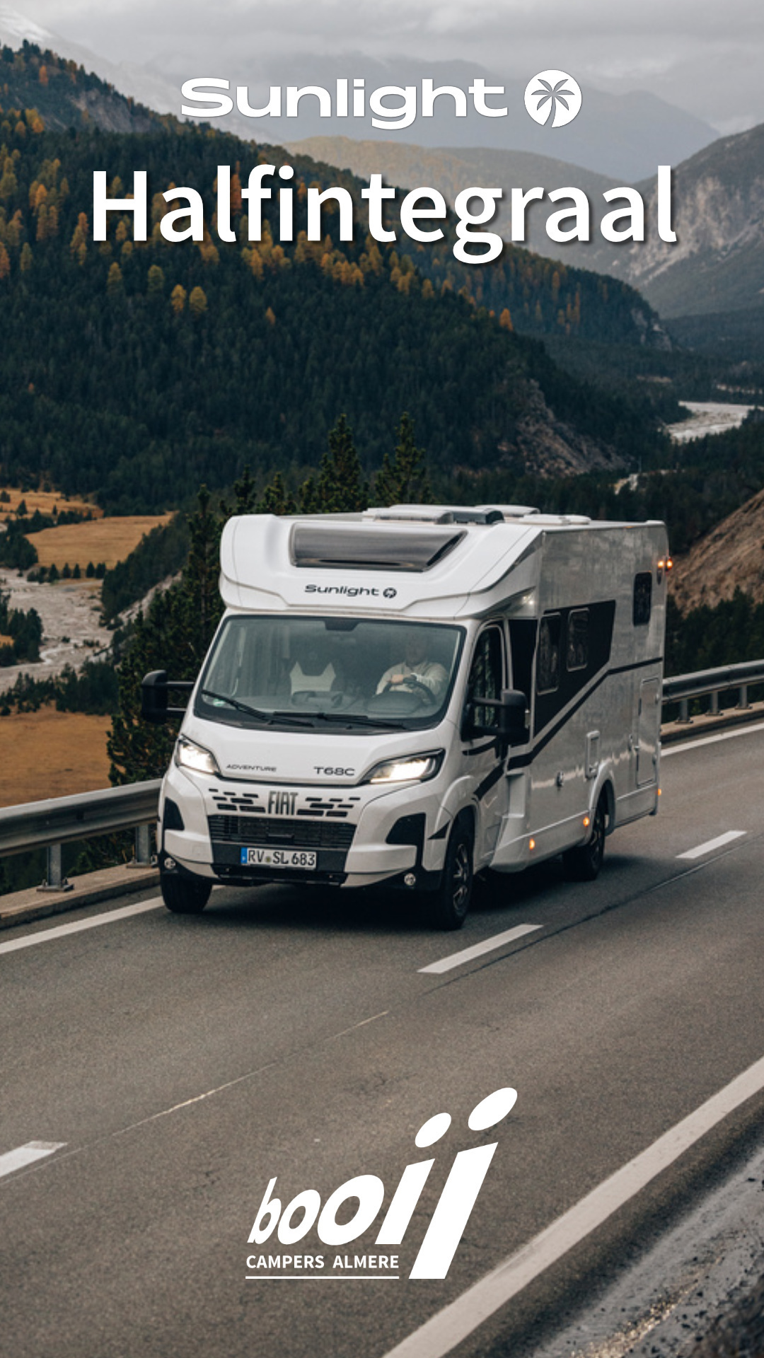 Sunlight half integraal campers bij de Sunlight camper dealer in Almere